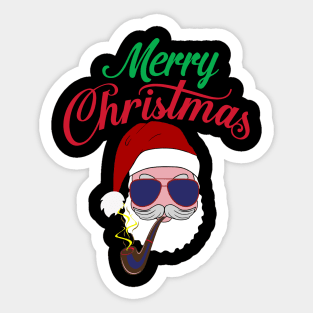 MERRY CHRISTMAS SANTA Sticker